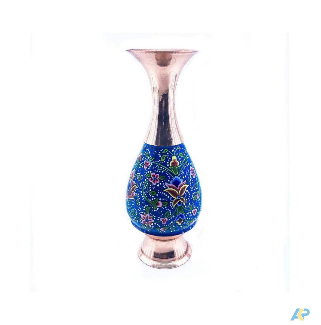 گلدان مس و پرداز